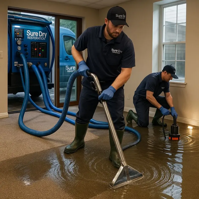 Water Extraction and Removal process in Jacksboro, TN